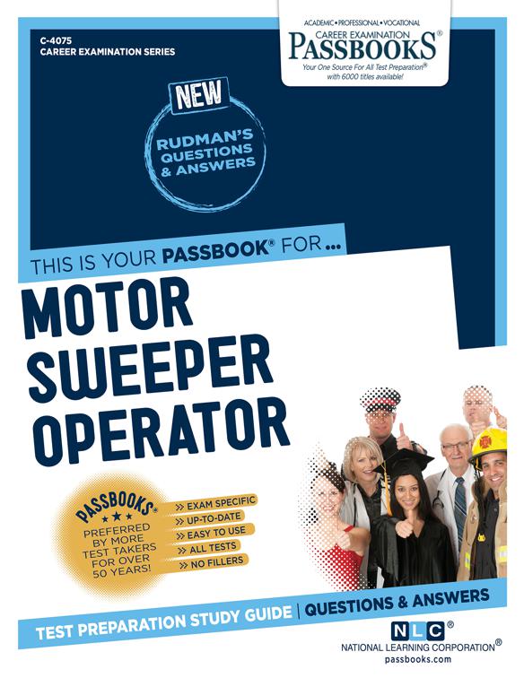 Motor Sweeper Operator, Career Examination Series