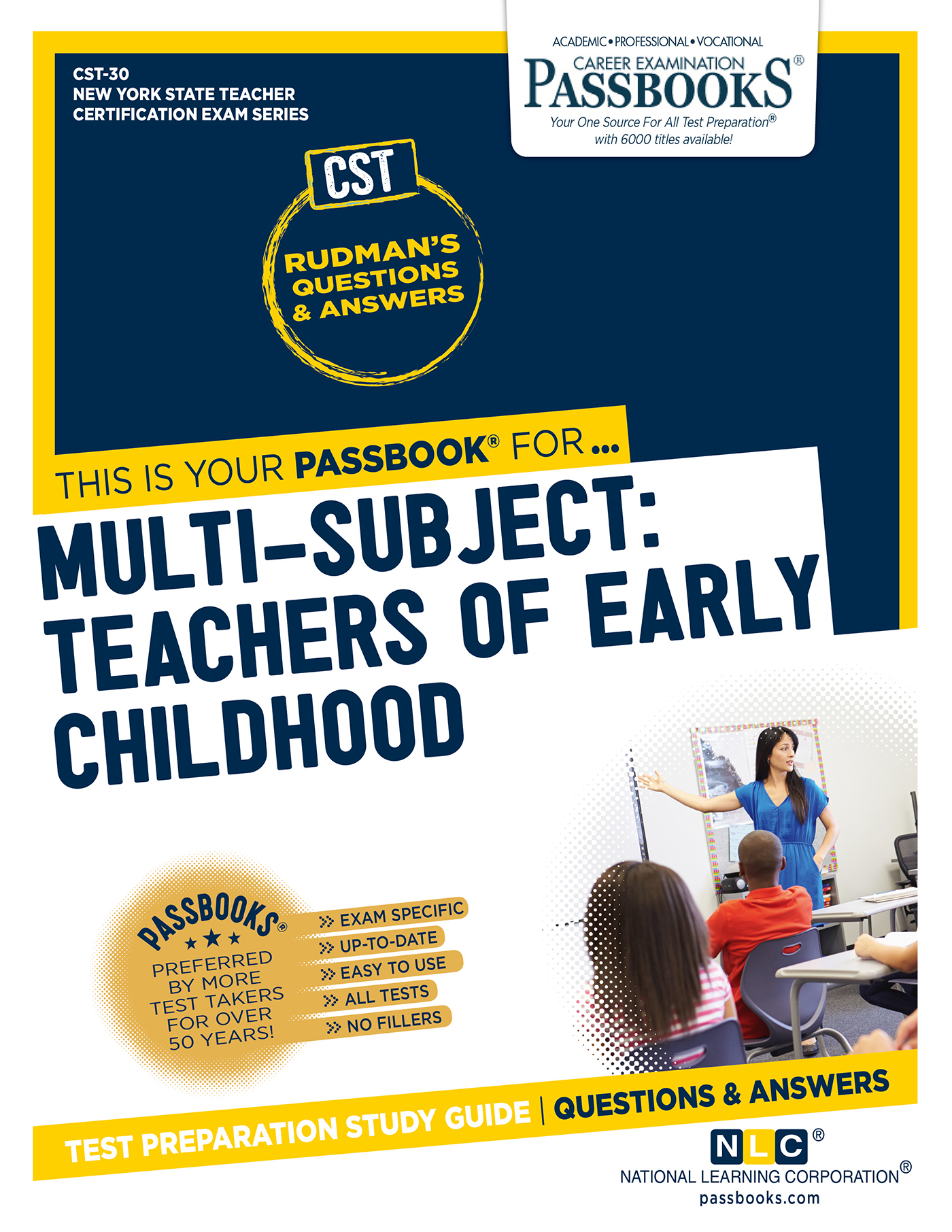 This image is the cover for the book Multi-Subject: Teachers of Early Childhood (Birth–Gr. 2), New York State Teacher Certification Examination Series (NYSTCE)