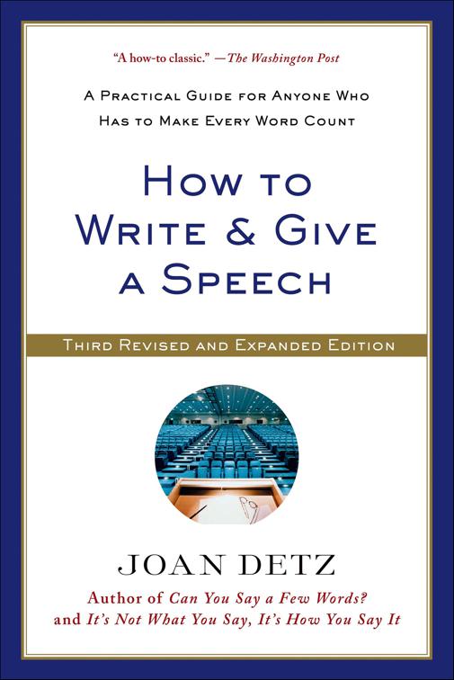 How to Write &amp; Give a Speech