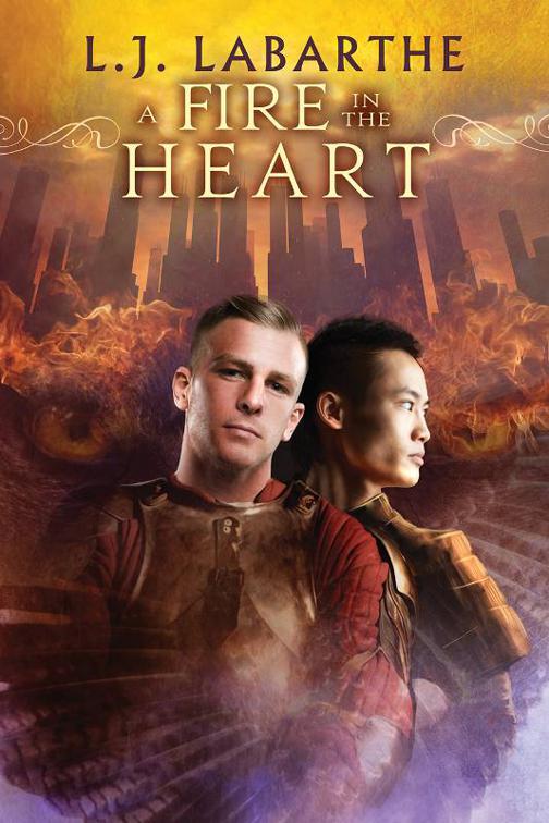 This image is the cover for the book A Fire in the Heart, Archangel Chronicles