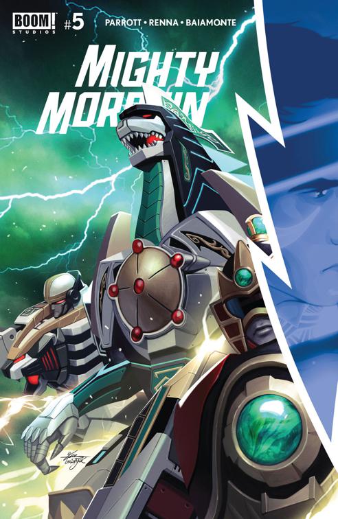 This image is the cover for the book Mighty Morphin #5, Mighty Morphin
