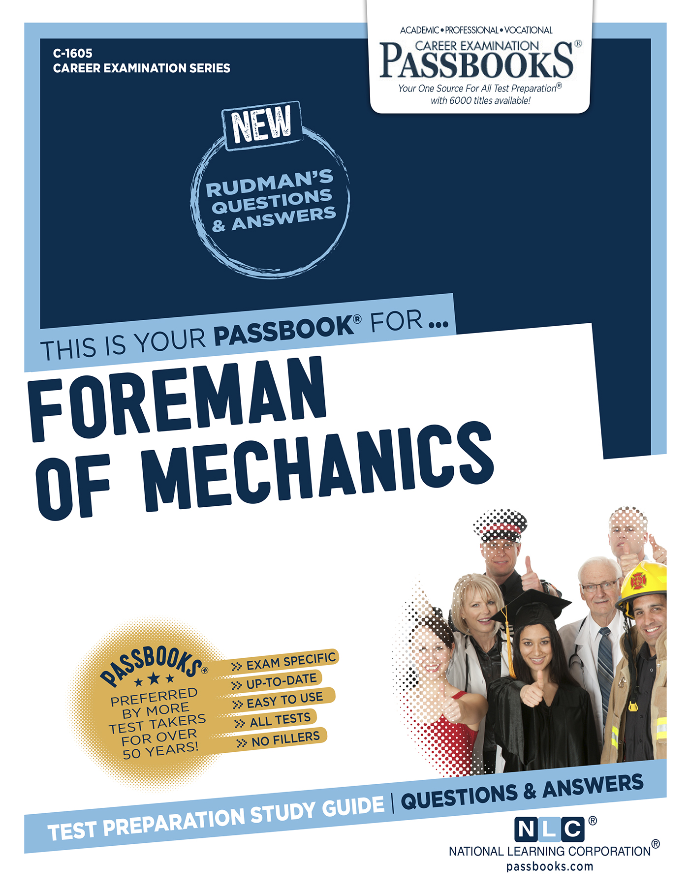 Foreman of Mechanics, Career Examination Series