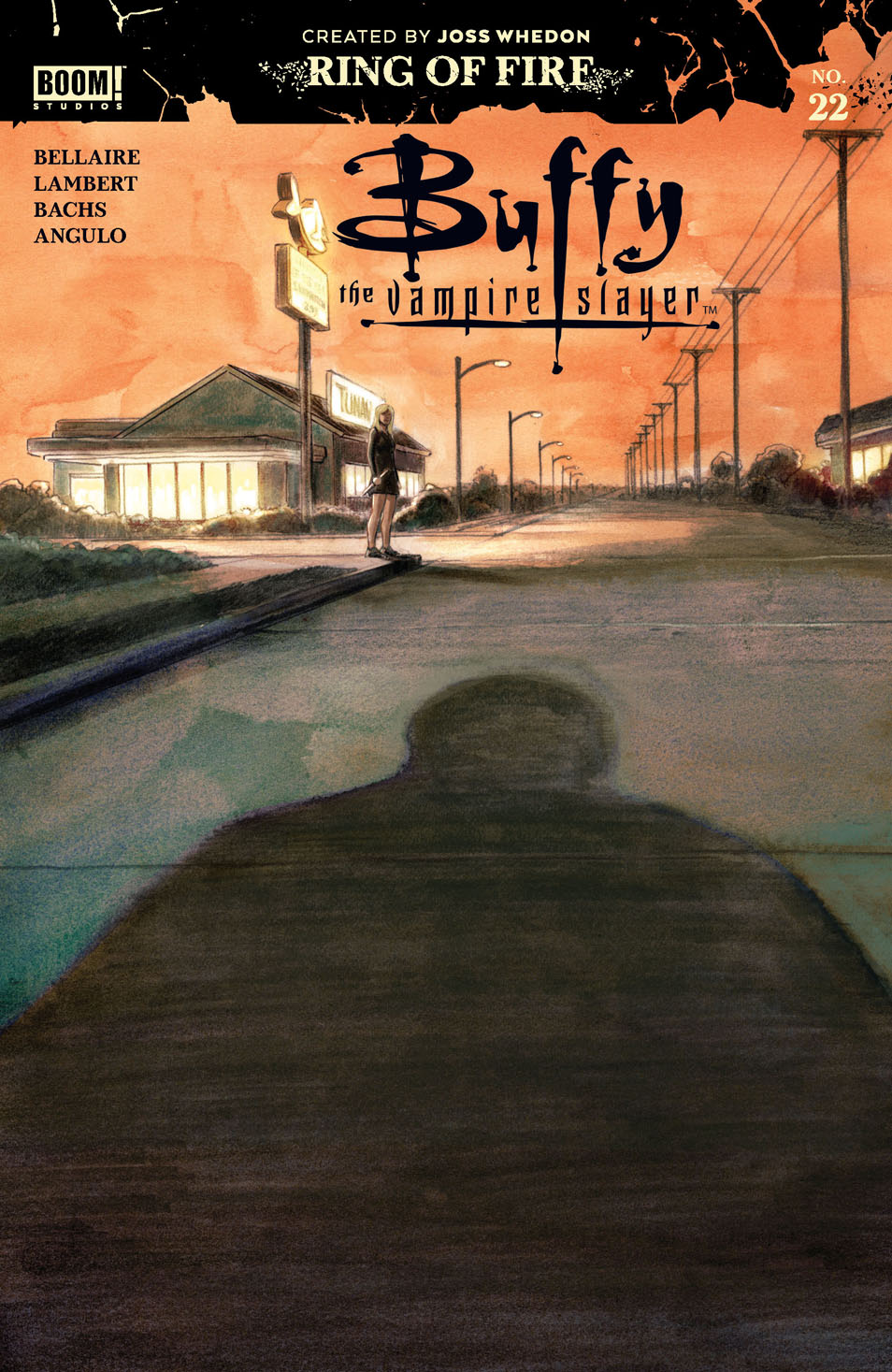 This image is the cover for the book Buffy the Vampire Slayer #22, Buffy the Vampire Slayer