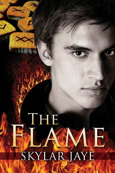 This image is the cover for the book The Flame