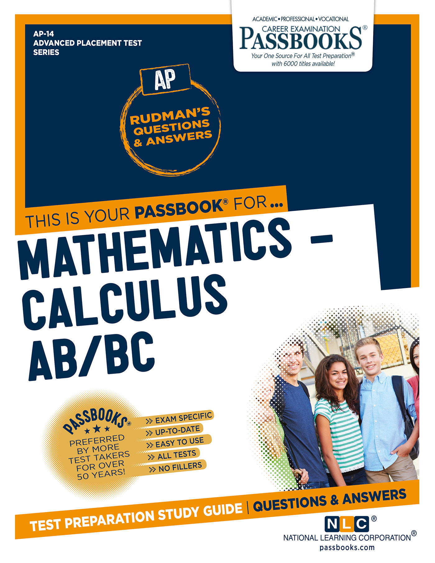 This image is the cover for the book MATHEMATICS: CALCULUS AB/BC, Advanced Placement Test Series (AP)