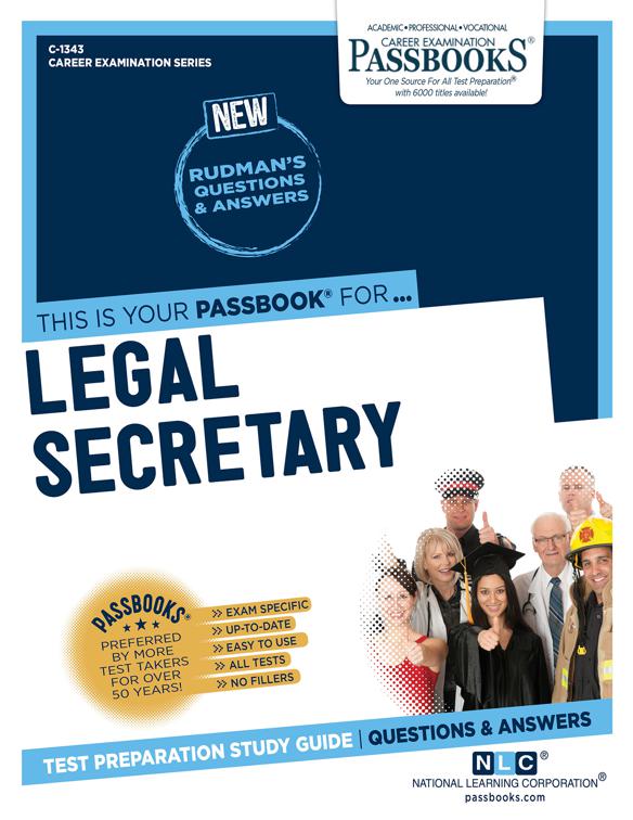 Legal Secretary, Career Examination Series