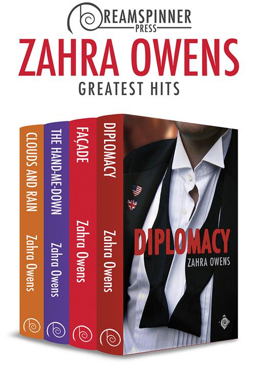 This image is the cover for the book Zahra Owens's Greatest Hits, Dreamspinner Press Bundles