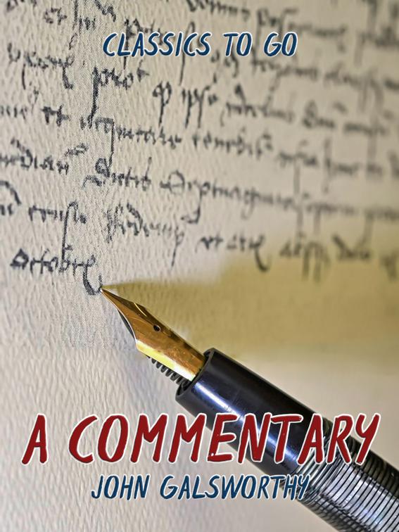 A Commentary, Classics To Go