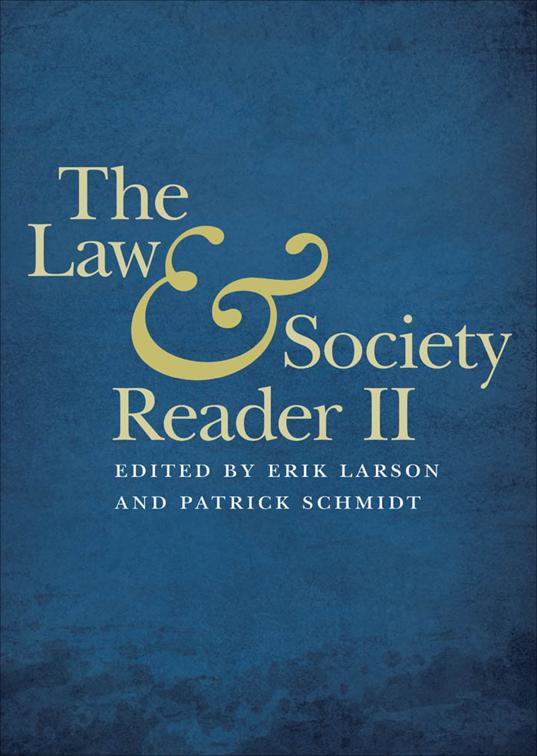 Law and Society Reader II, Washington Mews