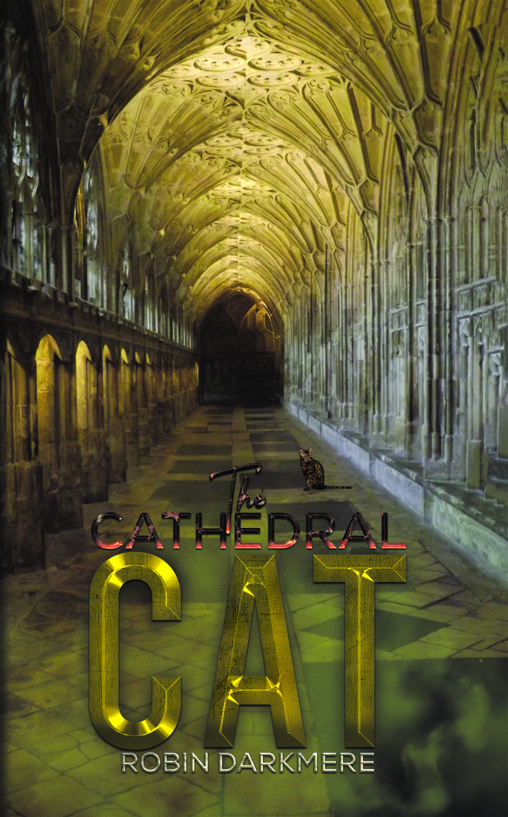 This image is the cover for the book The Cathedral Cat