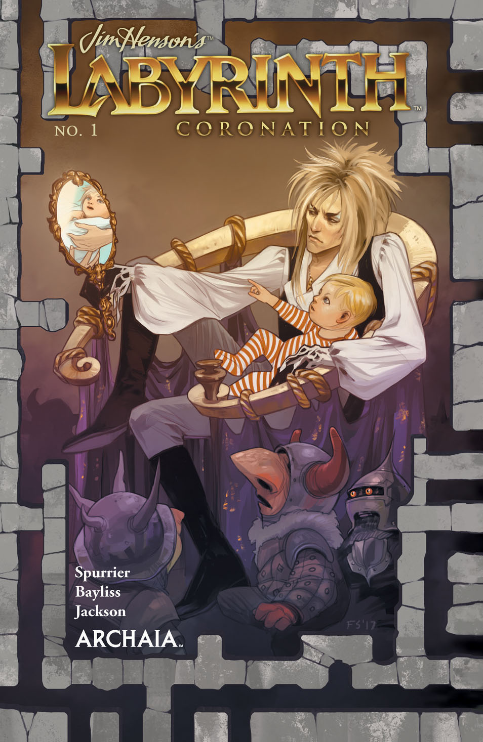 This image is the cover for the book Jim Henson's Labyrinth: Coronation #1, Jim Henson's Labyrinth