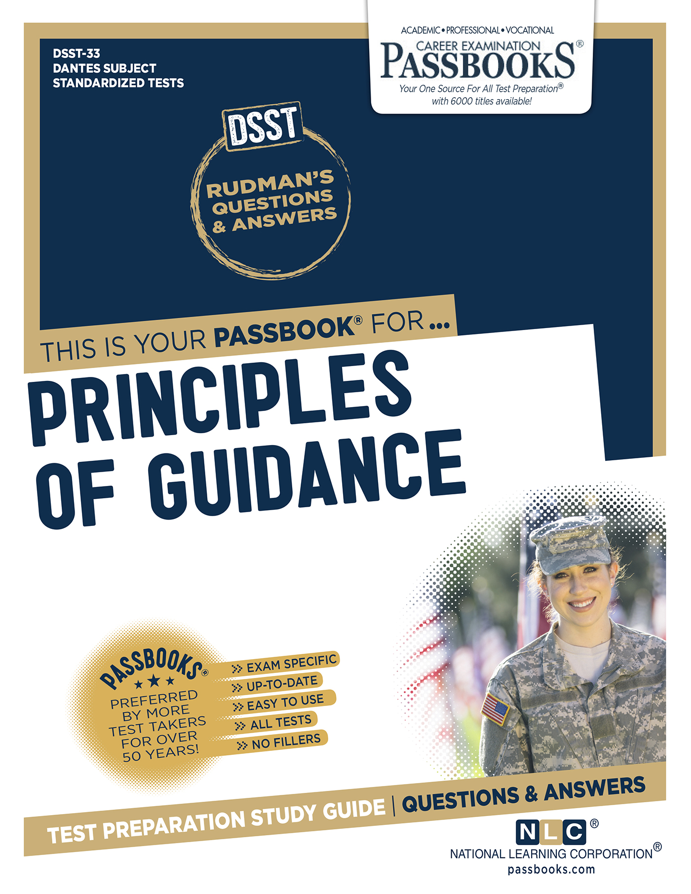 This image is the cover for the book PRINCIPLES OF GUIDANCE, DANTES Subject Standardized Tests (DSST)