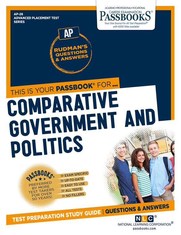 This image is the cover for the book Comparative Government and Politics, Advanced Placement Test Series (AP)