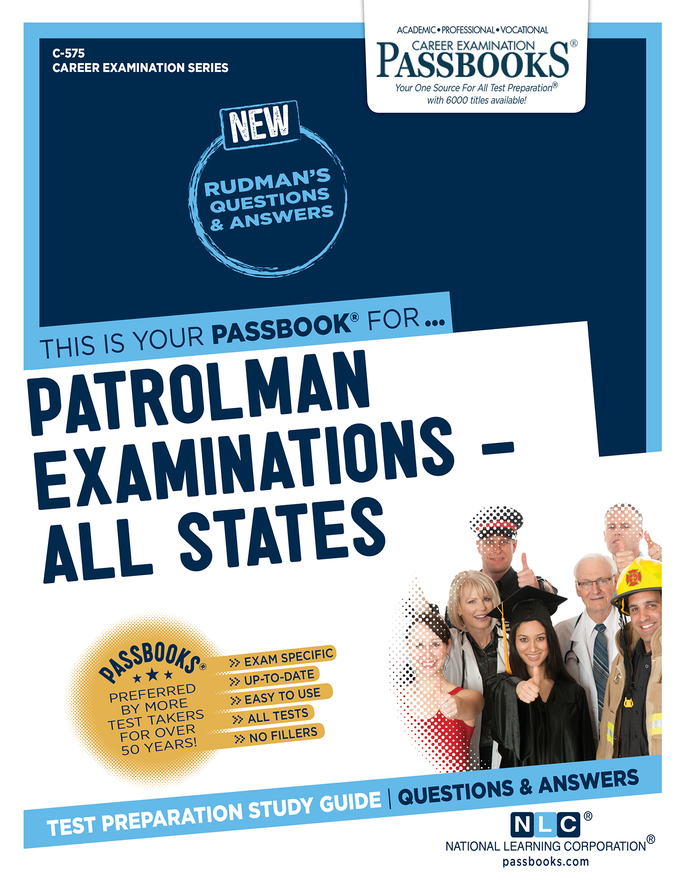 Patrolman Examinations – All States, Career Examination Series