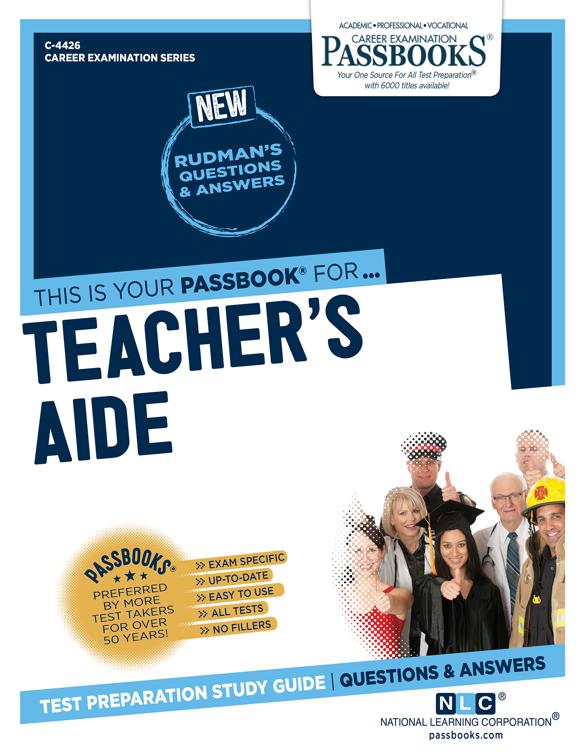 This image is the cover for the book Teacher's Aide, Career Examination Series