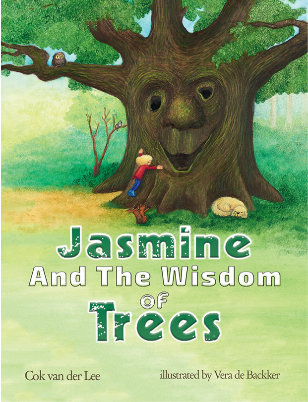 This image is the cover for the book Jasmine and the Wisdom of Trees