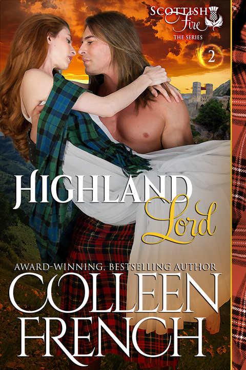 This image is the cover for the book Highland Lord (Scottish Fire Series, Book 2), Scottish Fire Series