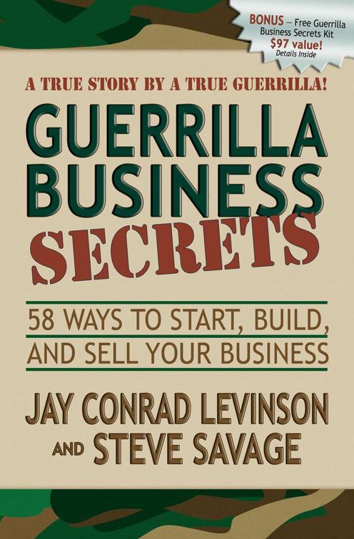 This image is the cover for the book Guerrilla Business Secrets