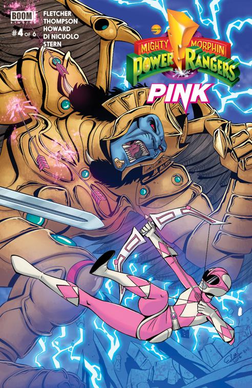 This image is the cover for the book Mighty Morphin Power Rangers: Pink #4, Mighty Morphin Power Rangers: Pink