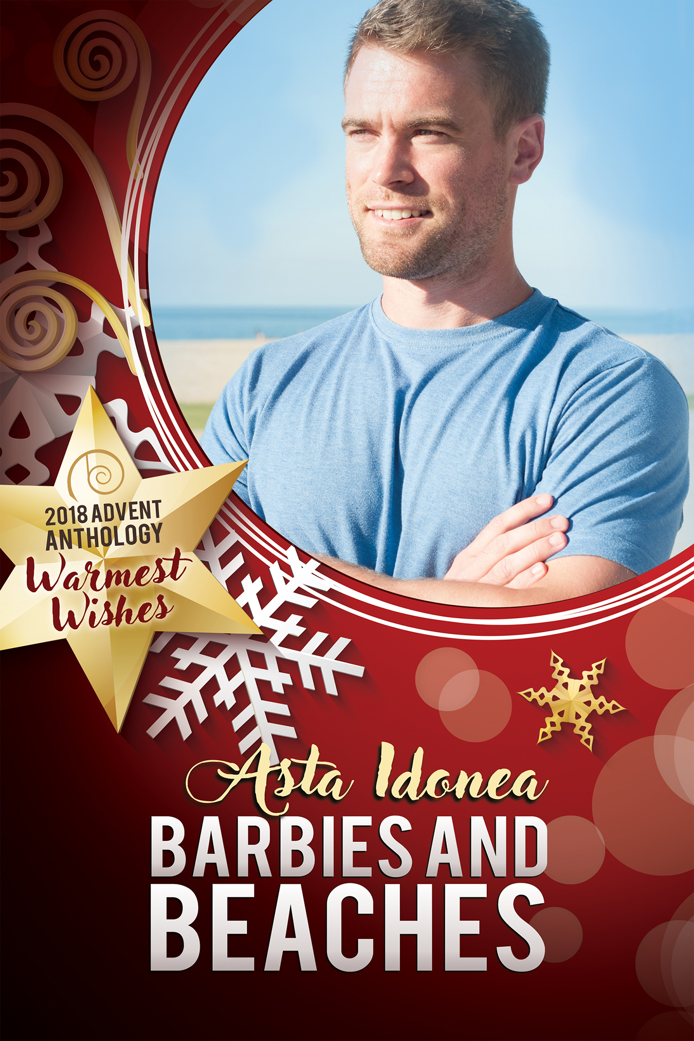 This image is the cover for the book Barbies and Beaches, 2018 Advent Calendar - Warmest Wishes