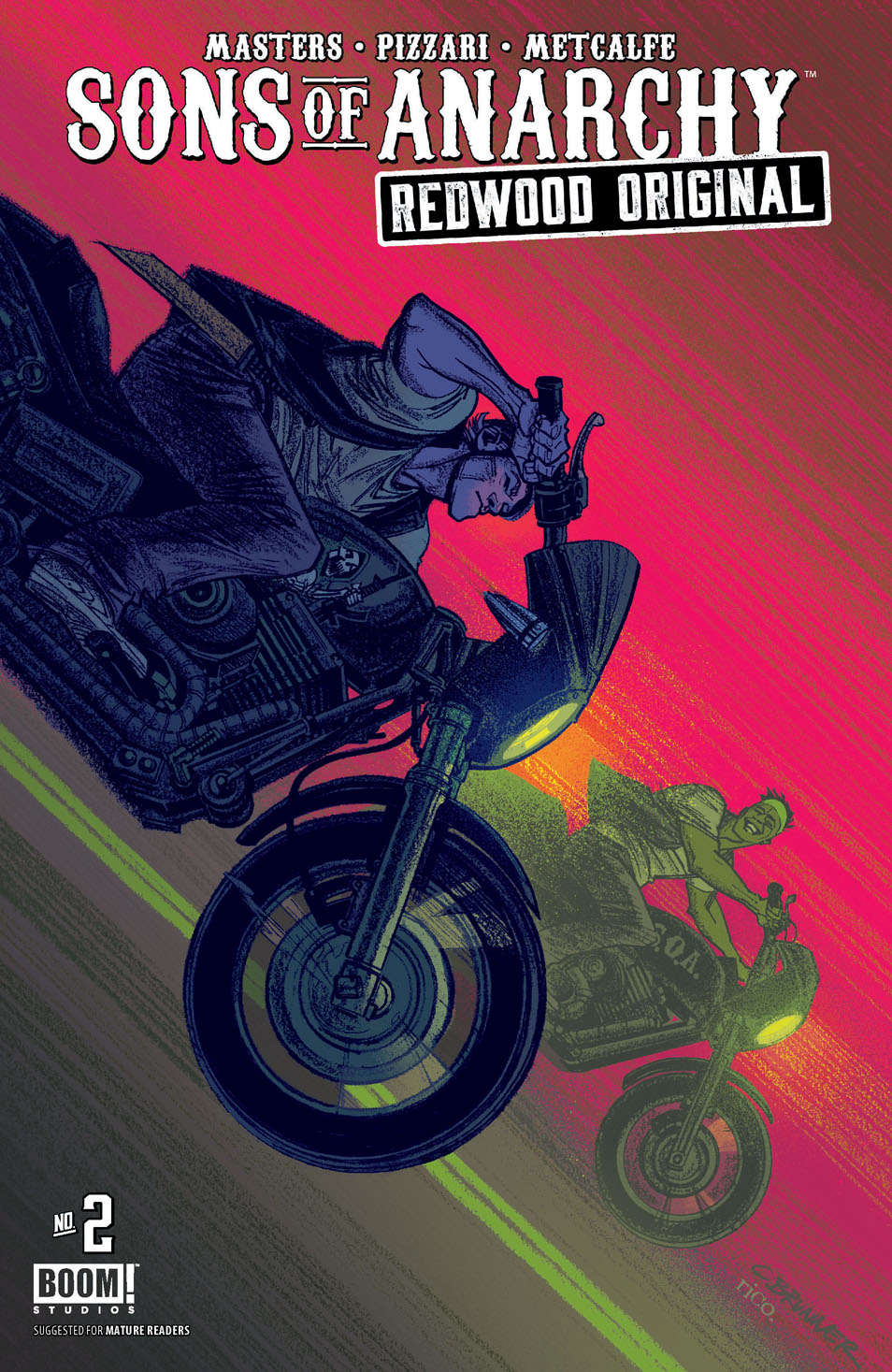 This image is the cover for the book Sons of Anarchy Redwood Original #2, Sons of Anarchy Redwood Original