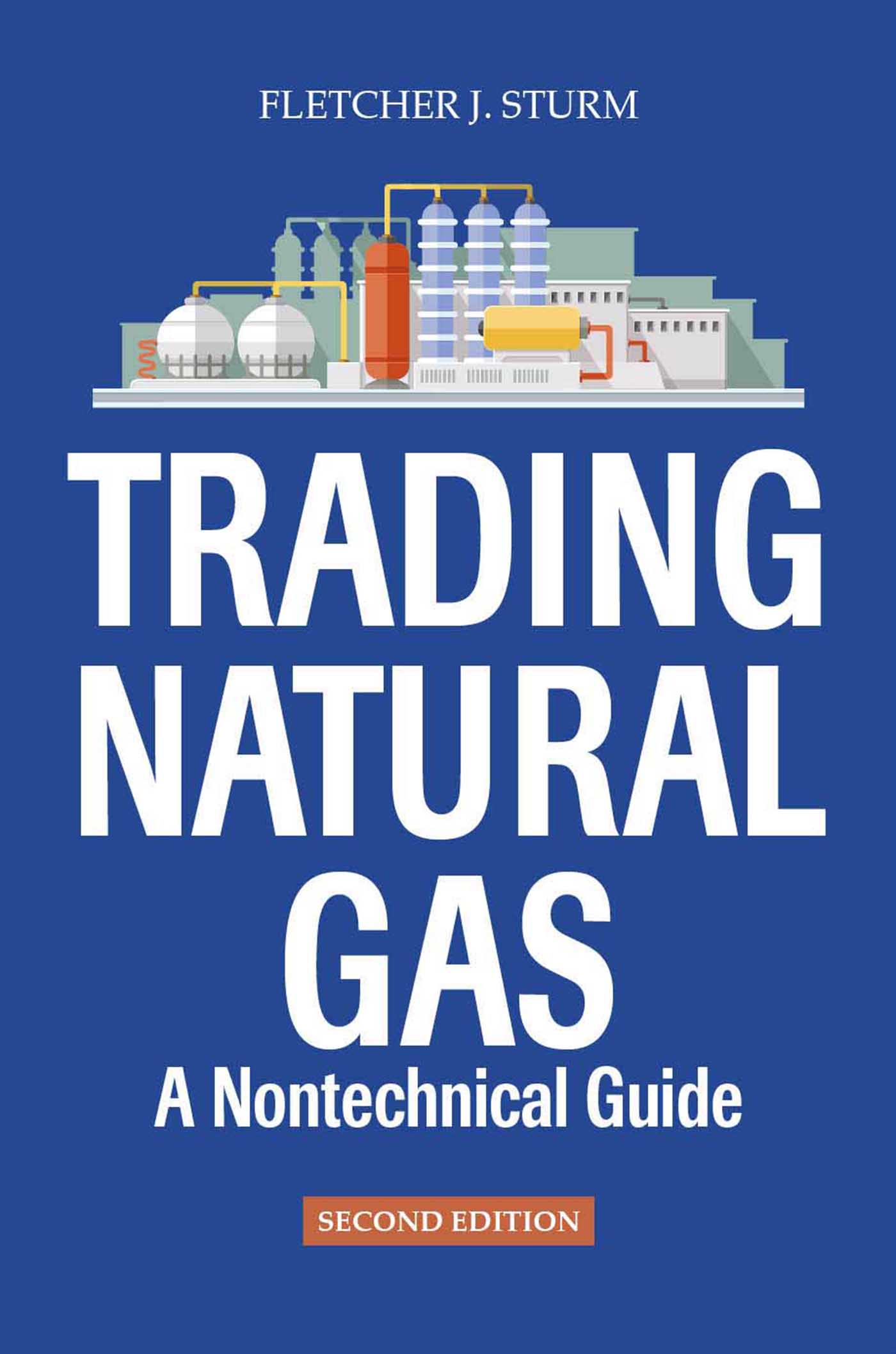 This image is the cover for the book Trading Natural Gas