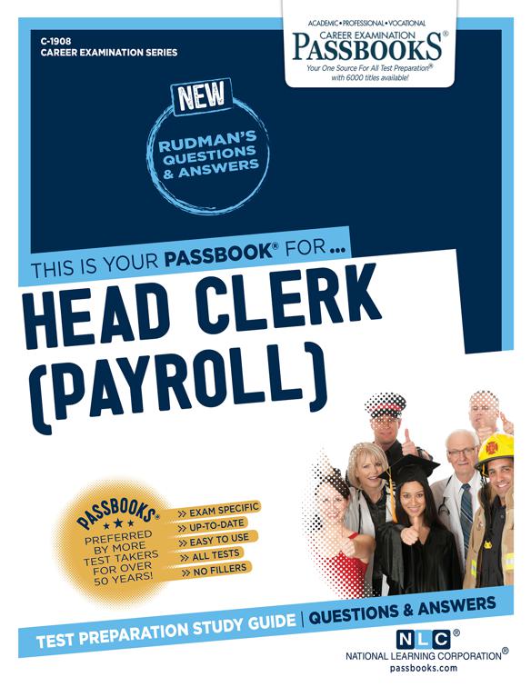 Head Clerk (Payroll), Career Examination Series