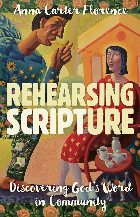 This image is the cover for the book Rehearsing Scripture