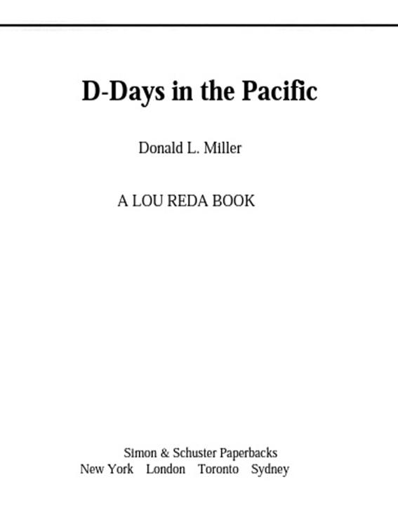 This image is the cover for the book D-Days in the Pacific