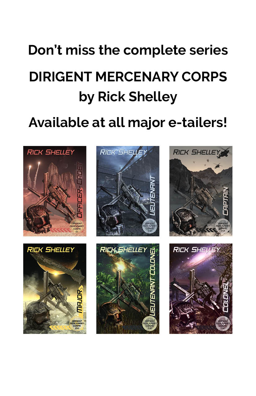 This image is the cover for the book Captain, Dirigent Mercenary Corps