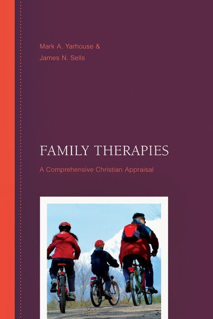 This image is the cover for the book Family Therapies, Christian Association for Psychological Studies Books