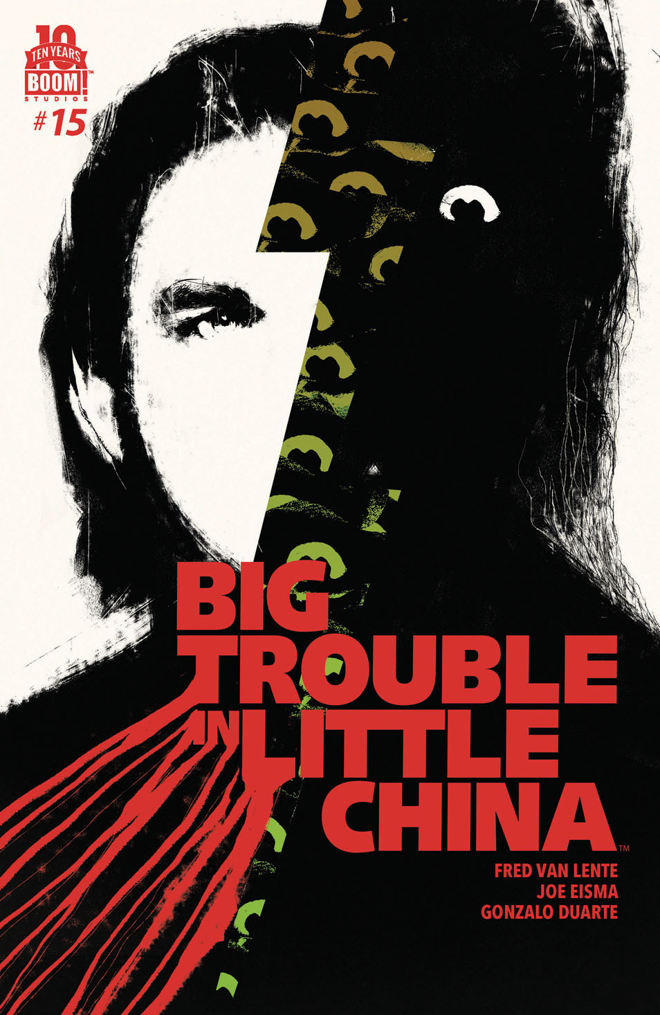 This image is the cover for the book Big Trouble in Little China #15, Big Trouble in Little China