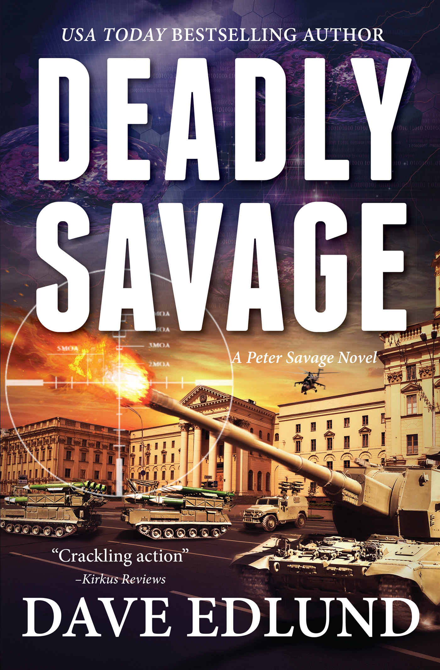 This image is the cover for the book Deadly Savage, Peter Savage