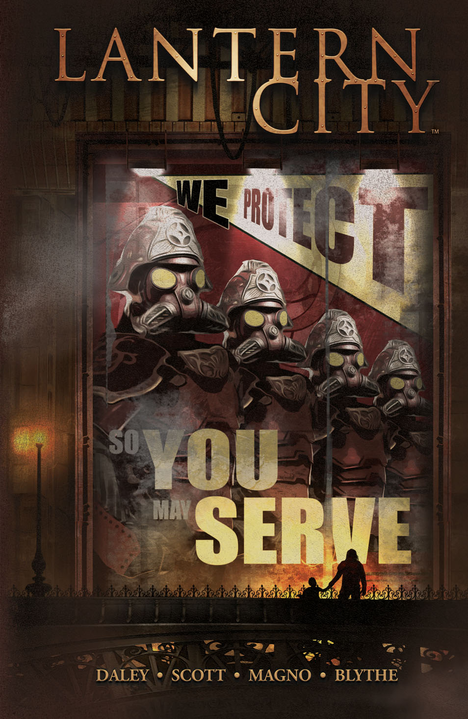 This image is the cover for the book Lantern City Vol. 2, Lantern City