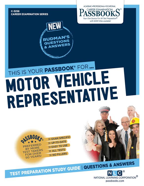 Motor Vehicle Representative, Career Examination Series