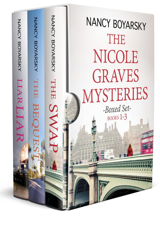 This image is the cover for the book The Nicole Graves Mysteries Boxed Set, Nicole Graves Mysteries