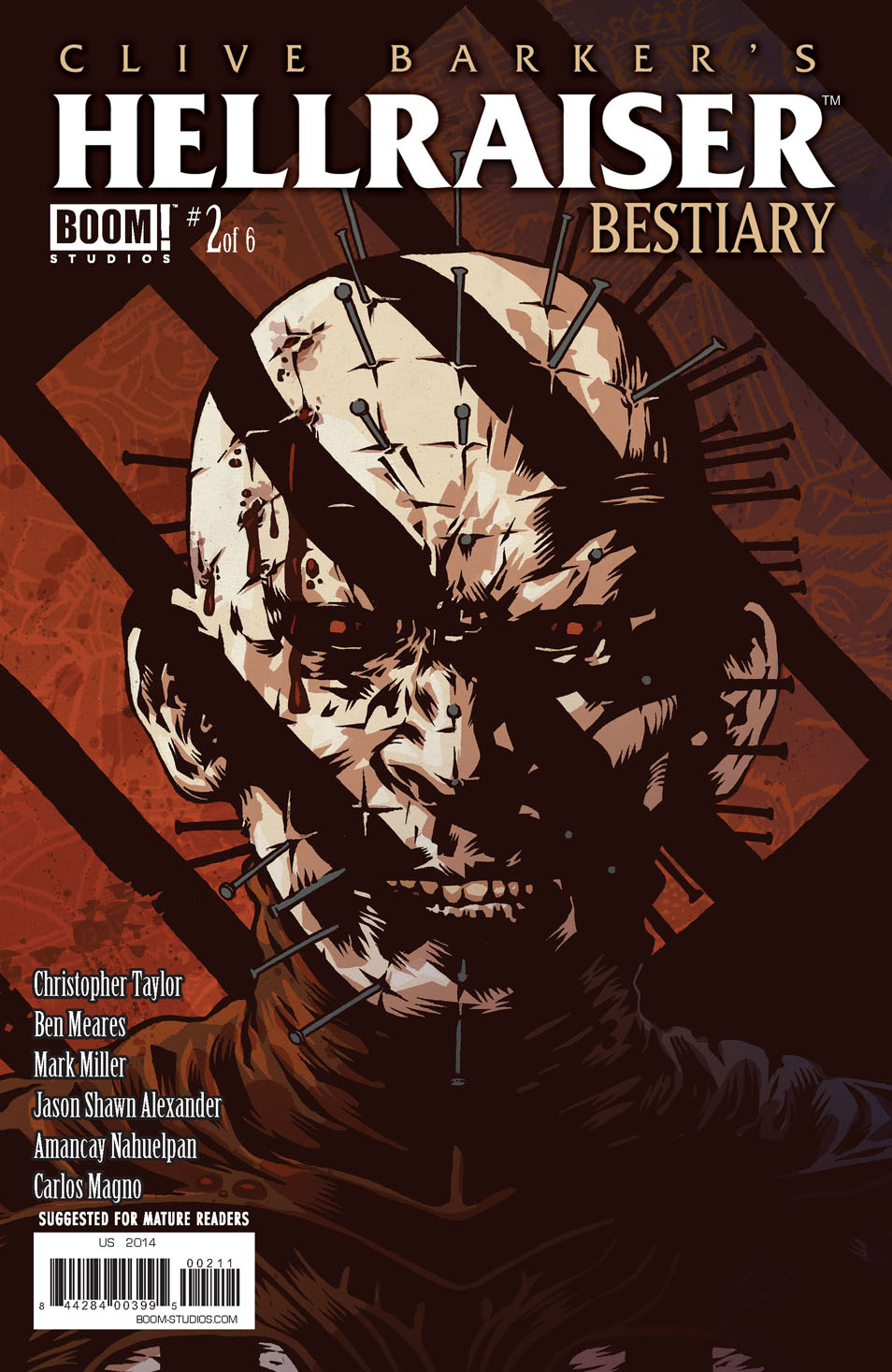 This image is the cover for the book Clive Barker's Hellraiser Bestiary #2, Clive Barker's Hellraiser: Bestiary
