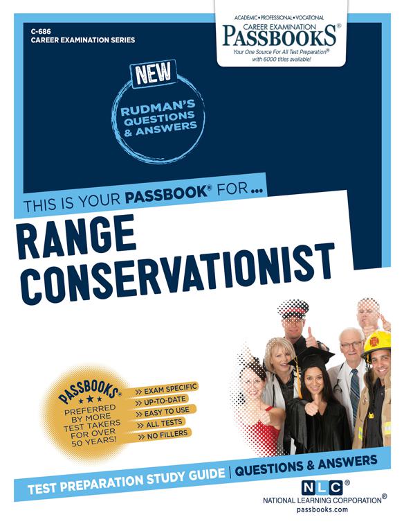 This image is the cover for the book Range Conservationist, Career Examination Series