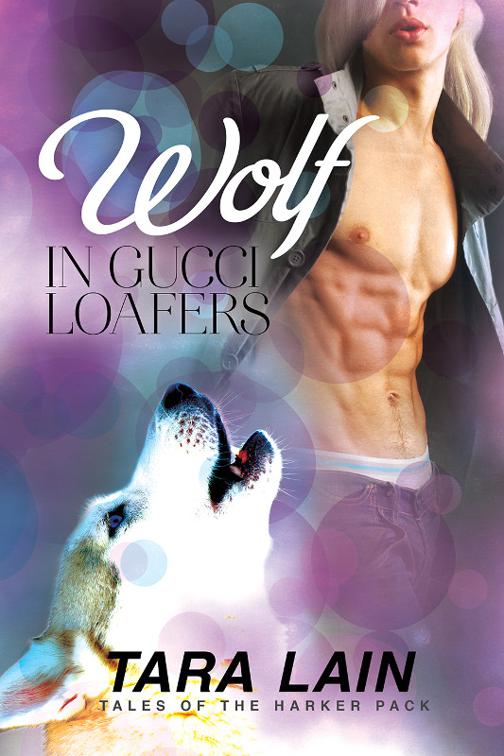 This image is the cover for the book Wolf in Gucci Loafers, Tales of the Harker Pack