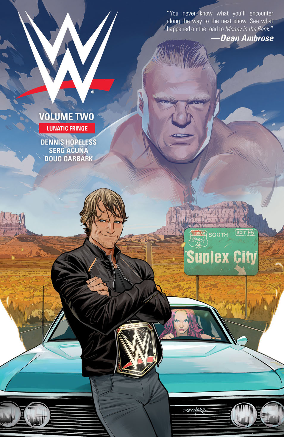 This image is the cover for the book WWE Vol. 2, WWE