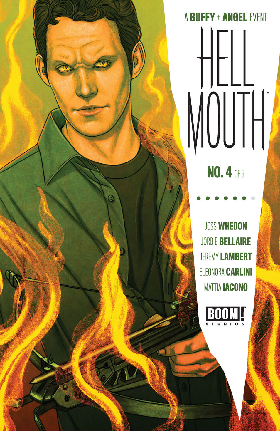 This image is the cover for the book Buffy the Vampire Slayer: Hellmouth #4, Buffy the Vampire Slayer