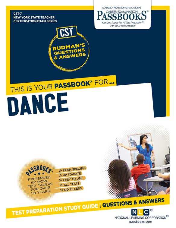 This image is the cover for the book Dance, New York State Teacher Certification Examination Series (NYSTCE)