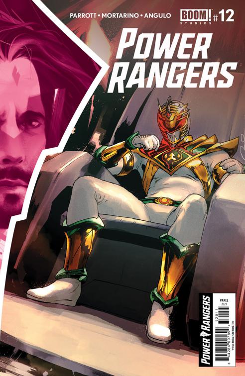 This image is the cover for the book Power Rangers #12, Power Rangers