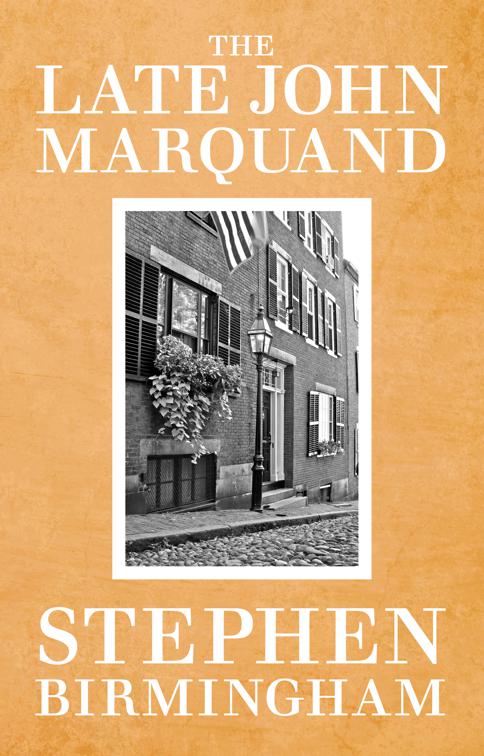 Late John Marquand