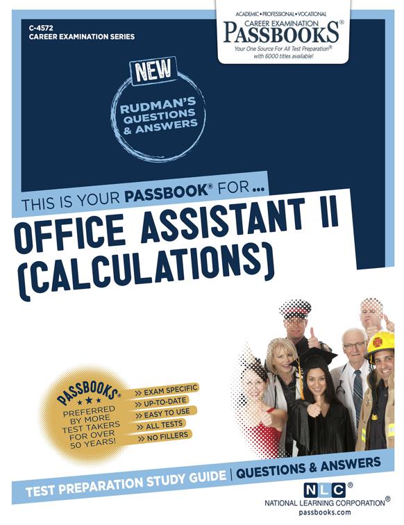 Office Assistant II (Calculations), Career Examination Series