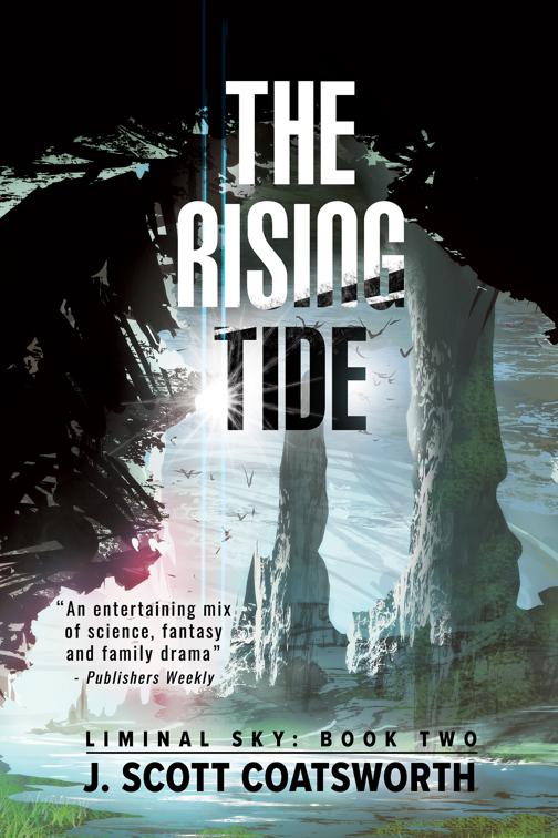 This image is the cover for the book The Rising Tide, Liminal Sky