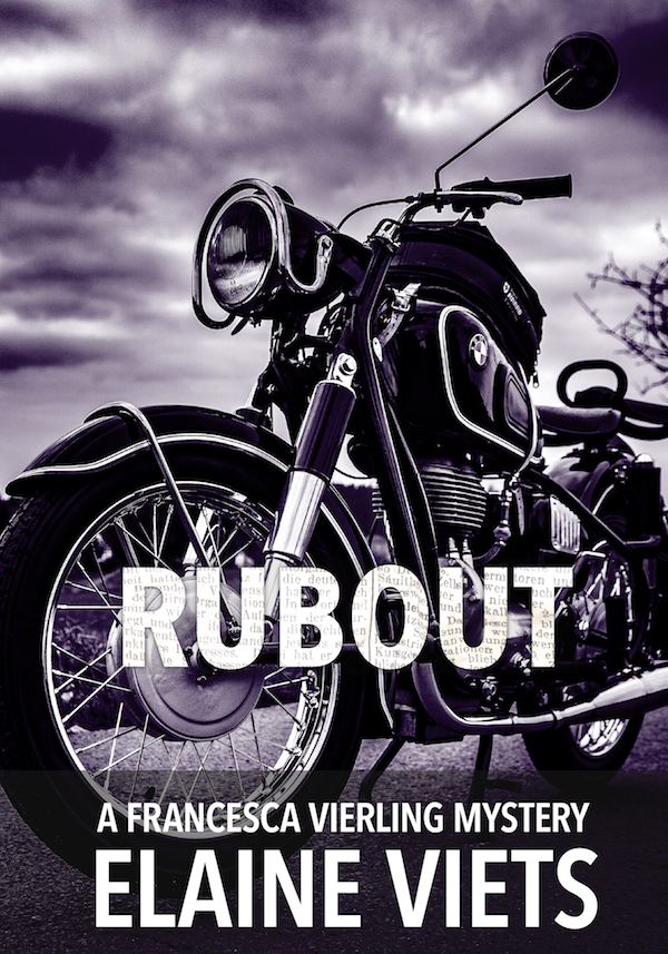 This image is the cover for the book Rubout, A Francesca Vierling Mystery