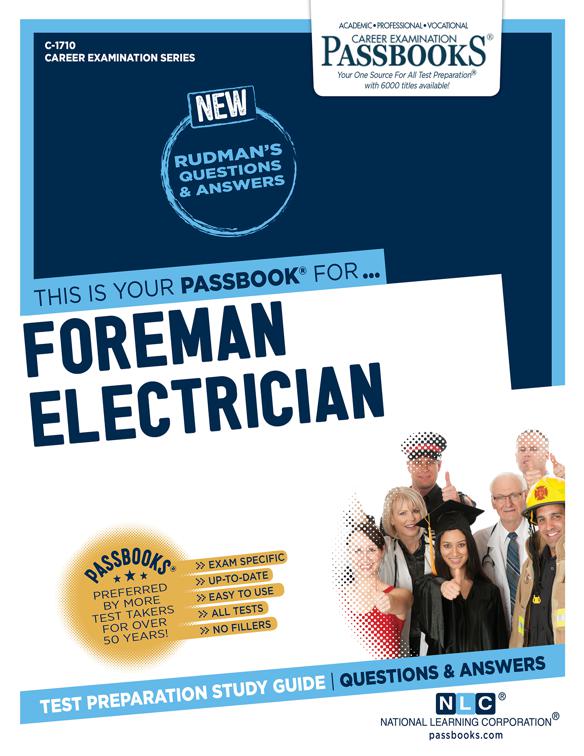 Foreman Electrician, Career Examination Series