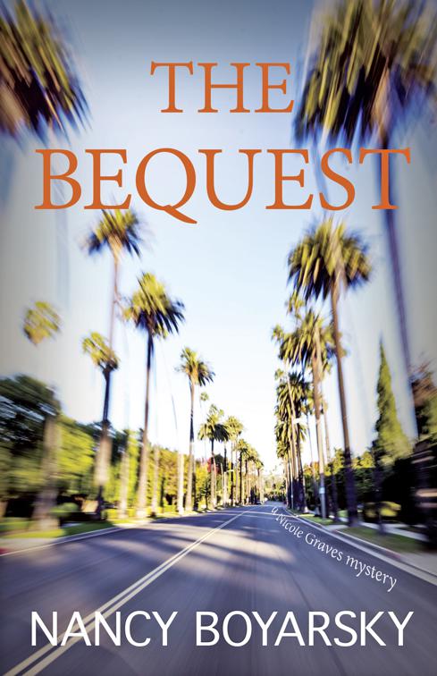 This image is the cover for the book The Bequest, Nicole Graves Mysteries