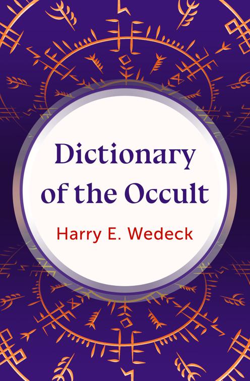 Dictionary of the Occult